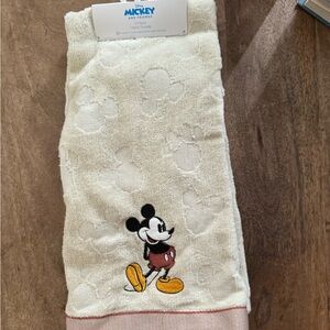 Disney Mickey Mouse Cream and Red Hand Towel